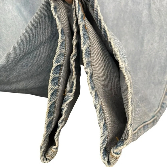 Vintage 90s Levis Relaxed Fit Jeans Orange Tab 38x36 Waist 37 Blue USA - Picture 5 of 9